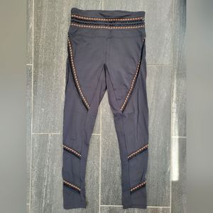 Free People Movement black Leggings with cutouts size small